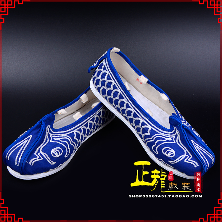 东乡戏鞋舞台演出鞋水路英雄三义斋布底鱼鳞洒