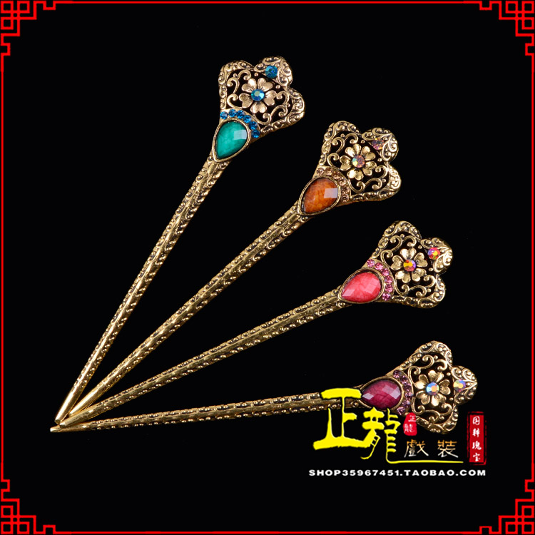 东乡头饰老旦青衣员外夫人簪子 老旦发簪